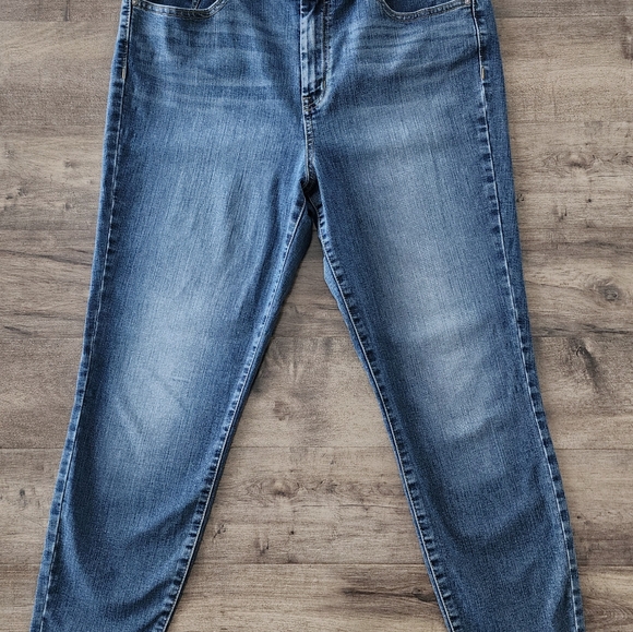 Jessica Simpson High Rise Skinny Ankle Blue Jeans Women's Size 14 - Picture 5 of 15